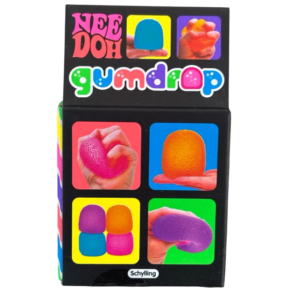 Needoh New Gum Drop Blue Schylling Sensory stress relief - Picture 2 of 7